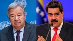 Gutérres apuntó contra Maduro.
