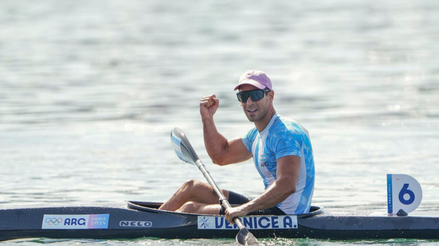 El palista de Olavarría quedó solo a segundos de la medalla de bronce.