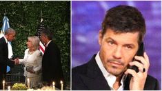 Cena en homenaje a Barack Obama: la foto del saludo a Mirtha Legrand y los motivos de la ausencia de Marcelo Tinelli Cena en homenaje a Barack Obama: la foto del saludo a Mirtha Legrand y los motivos de la ausencia de Marcelo Tinelli
