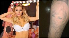 Un fan se tatuó la cara de Evangelina Anderson en su brazo: la respuesta de la modelo Un fan se tatuó la cara de Evangelina Anderson en su brazo: la respuesta de la modelo
