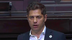 Axel Kicillof asumió su segundo mandato como gobernador de la PBA.
