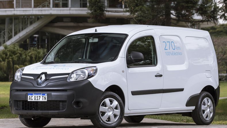 Renault Kangoo ofrece una versión 100% eléctrica en Argentina.