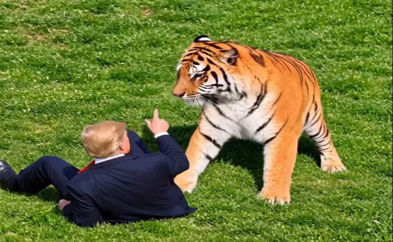 El video hecho con IA publicado por Trump.