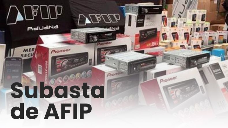 Próximamente la Administración Federal de Ingresos Públicos realizará una subasta