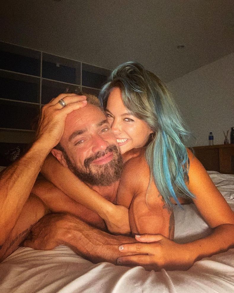 Una de las postales que compartieron juntos en redes sociales.
