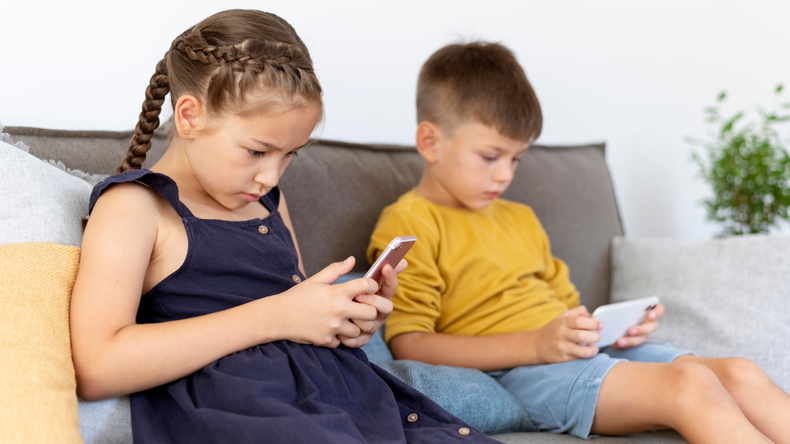 No es recomendable el uso de pantalla en niños.
