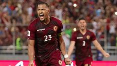 Rondón, delantero de River, metió un gol en su partido 100 con Venezuela. Rondón, delantero de River, metió un gol en su partido 100 con Venezuela.