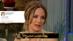 Mientras Paula hablaba en lo de Mirtha, Tinelli le respondía por Twitter Mientras Paula hablaba en lo de Mirtha, Tinelli le respondía por Twitter