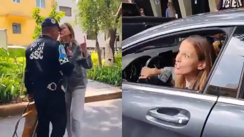 Polémica por los insultos racistas de una modelo argentina contra la Policía mexicana