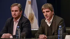 Pablo Quirno junto a Luis Caputo.&nbsp;