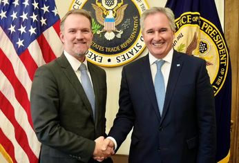 C5N | Pablo Quirno, canciller argentino, junto a Jamieson Greer, Representante de Comercio de los Estados Unidos.