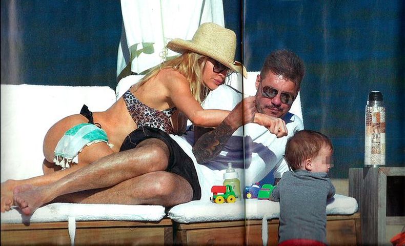 El álbum de fotos de las vacaciones de Marcelo Tinelli, Guillermina Valdes y Lorenzo