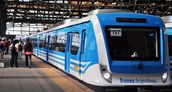 El tren Sarmiento funciona normal.