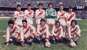 El delantero jugó en la Reserva y la Primera de River en 1990.