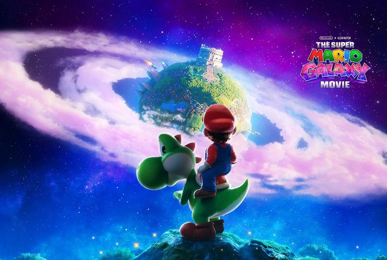 El nuevo poster de Super Mario Galaxy: la Película.