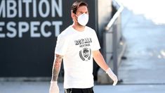 Messi entrenó diferenciado. Messi entrenó diferenciado.