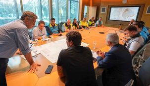 Jorge Macri reunido con el Equipo de Emergencias de la Ciudad.