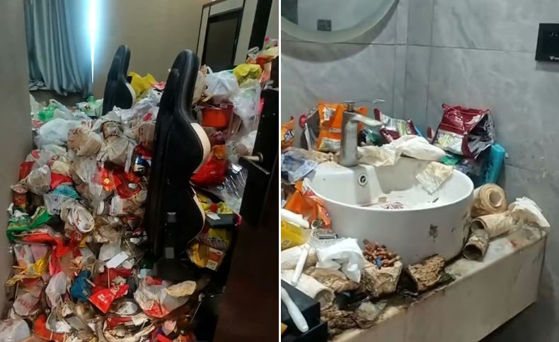 Un equipo especial que trabajó durante tres días consecutivos en el retiro de los desechos y la desinfección total del ambiente.