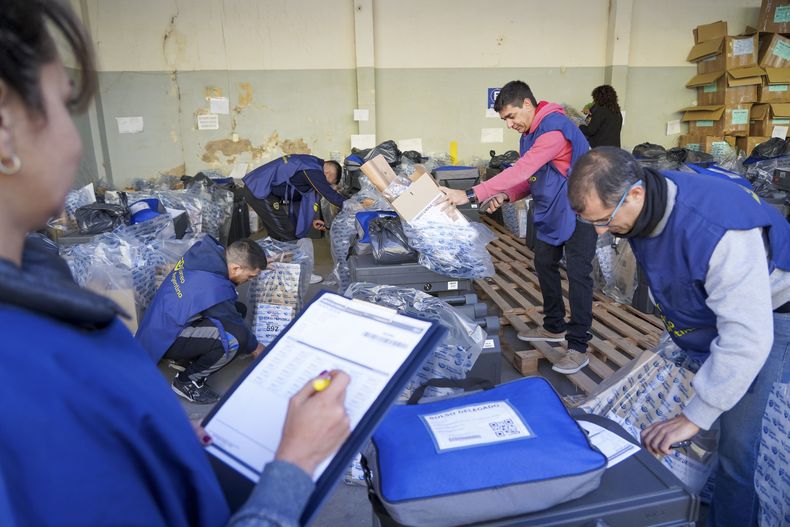 El despliegue del Correo Argentino en Neuquén.