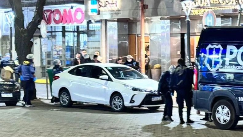 Zona de la tragedia, en Mendoza. 