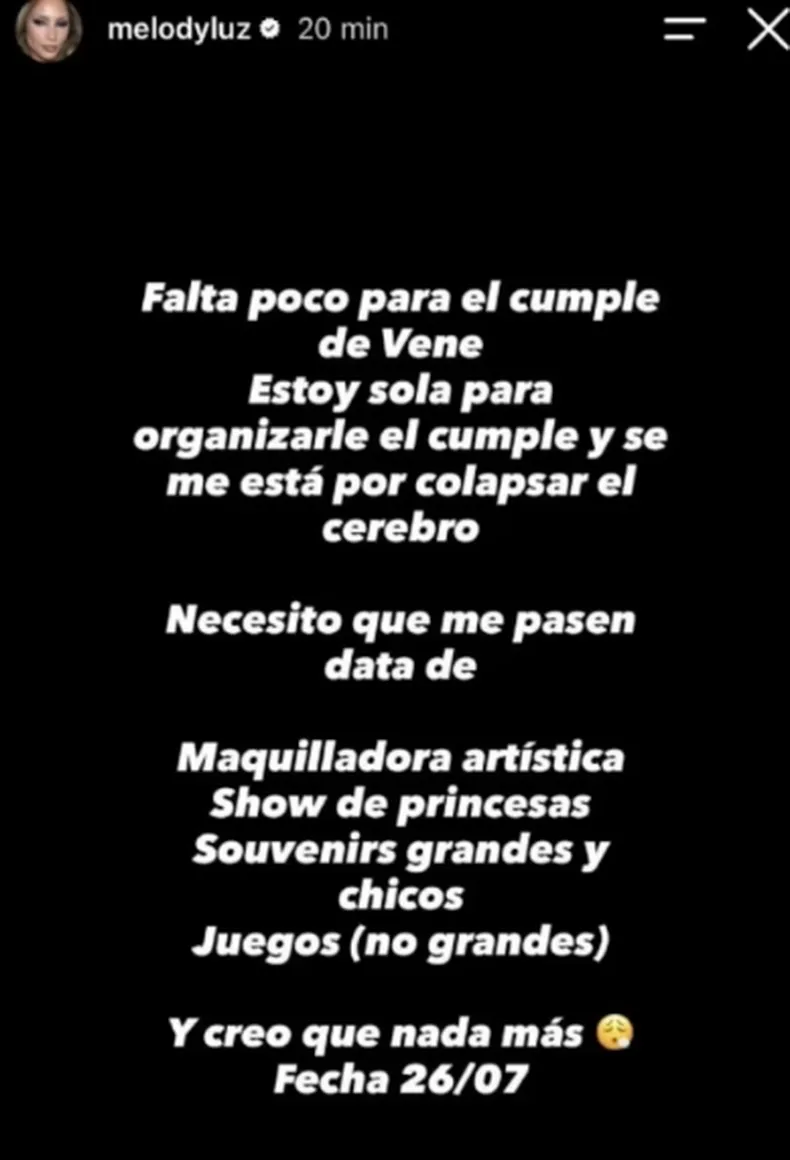 Captura de pantalla: @melodyluz