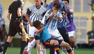 Leandro Paredes y Gavi en la final del Mundial 2026.