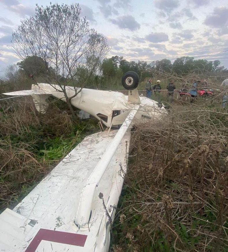 General Rodríguez: Se Estrelló Una Avioneta Y Hay Dos Heridos