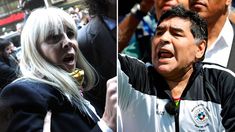 Claudia Villafañe y Diego Maradona. Claudia Villafañe y Diego Maradona.
