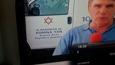 El homenaje a Romina Yan en una ambulancia que transporta heridos en Israel El homenaje a Romina Yan en una ambulancia que transporta heridos en Israel