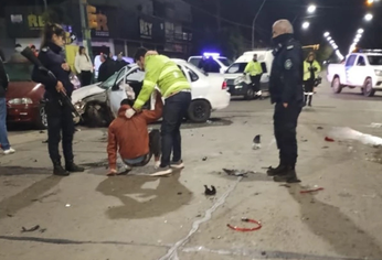 Un joven murió en el choque en cadena.