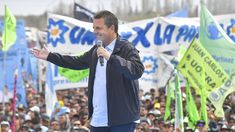 Sergio Massa encabezó un acto multitudinario en Plottier, Neuquén.