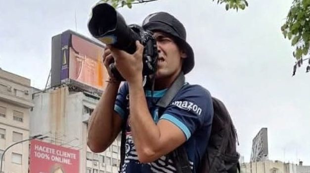 Pablo Grillo, el fotógrafo baleado durante una marcha de jubilados.