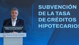 Jorge Macri presentó la nueva línea de créditos hipotecarios en la Ciudad.