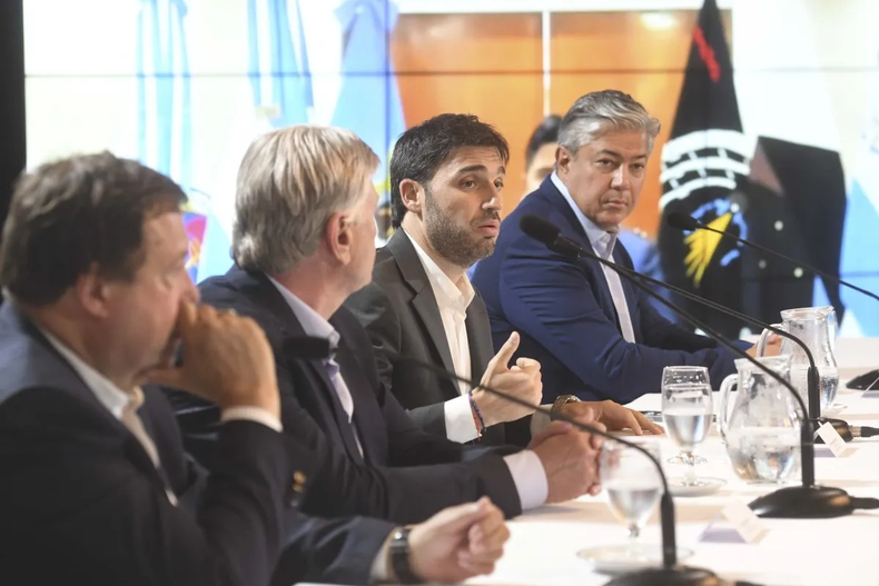 Los gobernadores patagónicos.&nbsp;