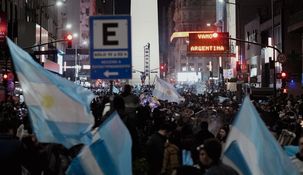 El Obelisco volvió a ser el punto de encuentro en CABA.