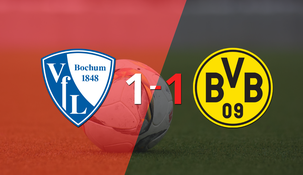 reparto de puntos en el empate a uno entre bochum y borussia dortmund