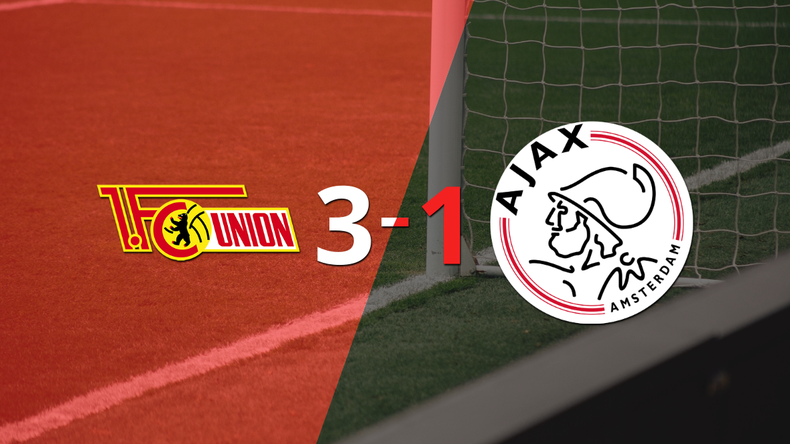 Unión Berlín clasificó al vencer 3 a Ajax