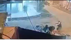 El Policía fue abordado por dos delincuentes.&nbsp;