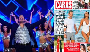 Marcelo Tinelli se enteró que será padrino del futuro hijo del Chato Prada y Lourdes Sánchez por una revista: su reacción Marcelo Tinelli se enteró que será padrino del futuro hijo del Chato Prada y Lourdes Sánchez por una revista: su reacción