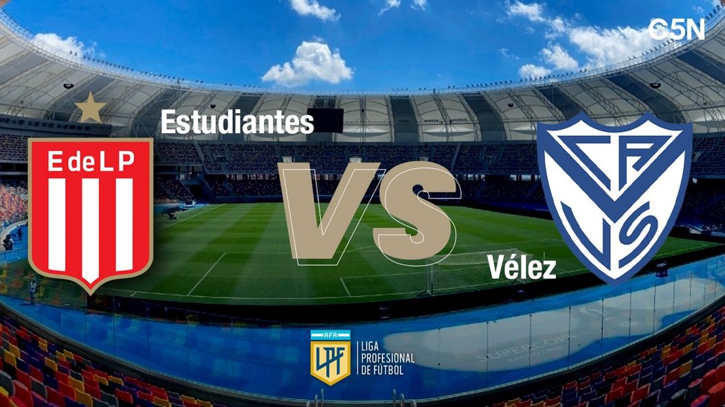 Estudiantes y Vélez se enfrentaron por la final de la Copa de la Liga Profesional.