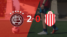 con dos goles, lanus se impuso a barracas central en la fortaleza