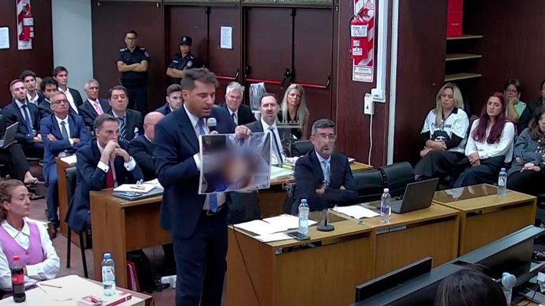 Una de las audiencias que se realizó en el juicio declarado nulo.