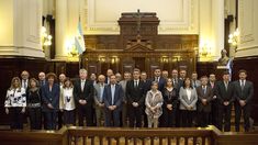 La reunión se desarrolló en la Sala de Audiencias del Máximo Tribunal. La reunión se desarrolló en la Sala de Audiencias del Máximo Tribunal.