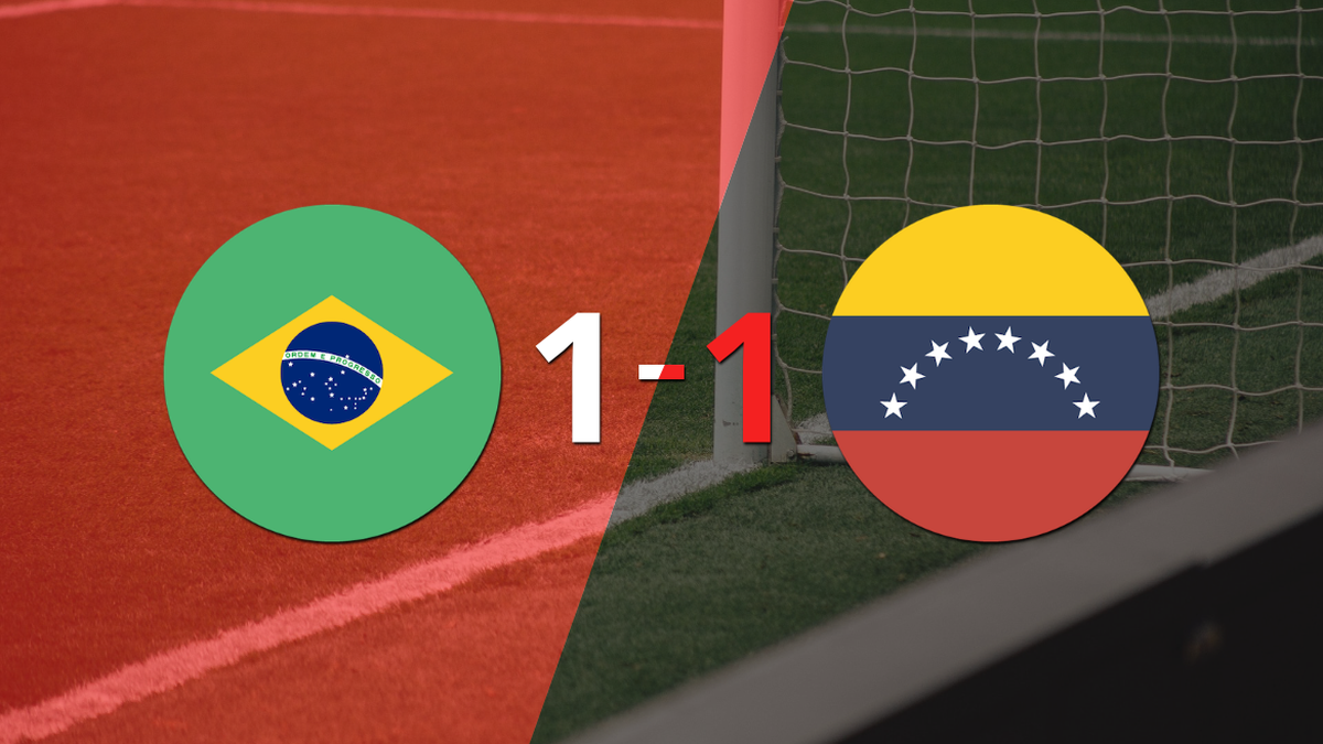 Brasil Logró Sacar El Empate De Local Frente A Venezuela