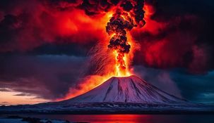 En la Antártida Occidental, se encuentra una de las mayores redes de volcanes activos de la Tierra.