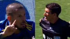 Darío Benedetto y Andrés Merlos tuvieron un cruce muy fuerte. Darío Benedetto y Andrés Merlos tuvieron un cruce muy fuerte.