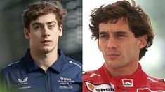 Franco Colapinto y Ayrton Senna. Franco Colapinto y Ayrton Senna.