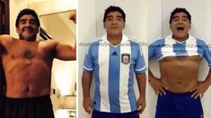 Diego Maradona, polémico, mostró su físico: No hay photoshop, que la chupen Diego Maradona, polémico, mostró su físico: No hay photoshop, que la chupen