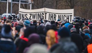 Este fin de semana hubo protestas en distintas ciudades de Alemania. Este fin de semana hubo protestas en distintas ciudades de Alemania.