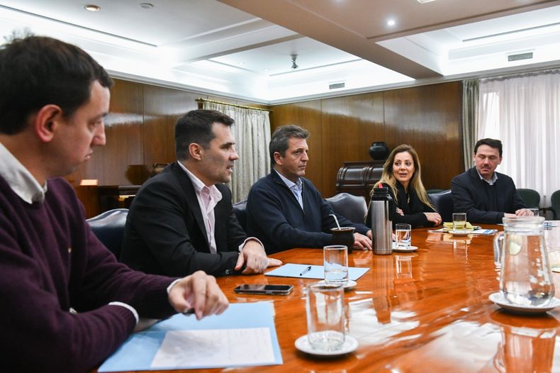 Transición en Energía, Massa se reunió con Flavia Royón